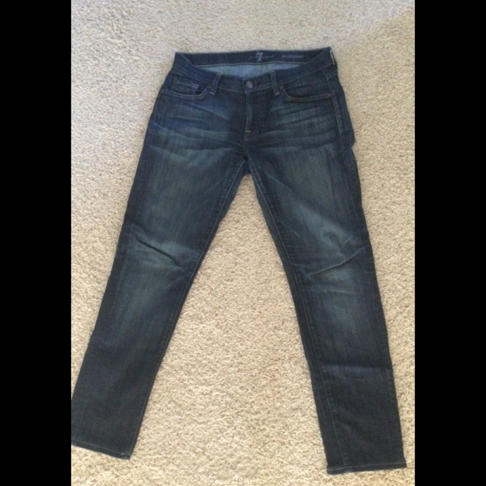 7 for All Mankind Roxanne Straight Leg Jeans, 28P